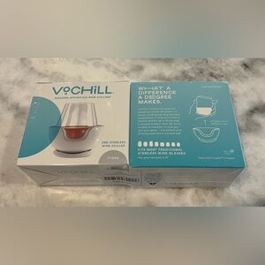 Vochill Stemless Wine Chiller (Set of Two) New in packaging